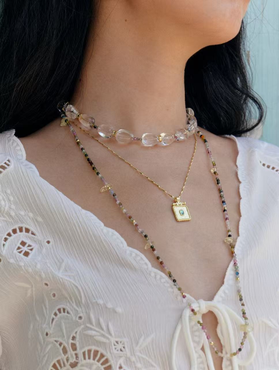 Glass Bead Necklace