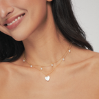 Pearl Heart Necklace