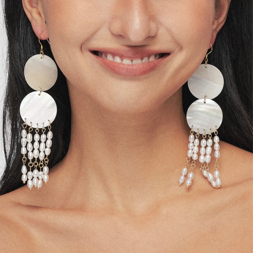 Cascade Pearl Earrings