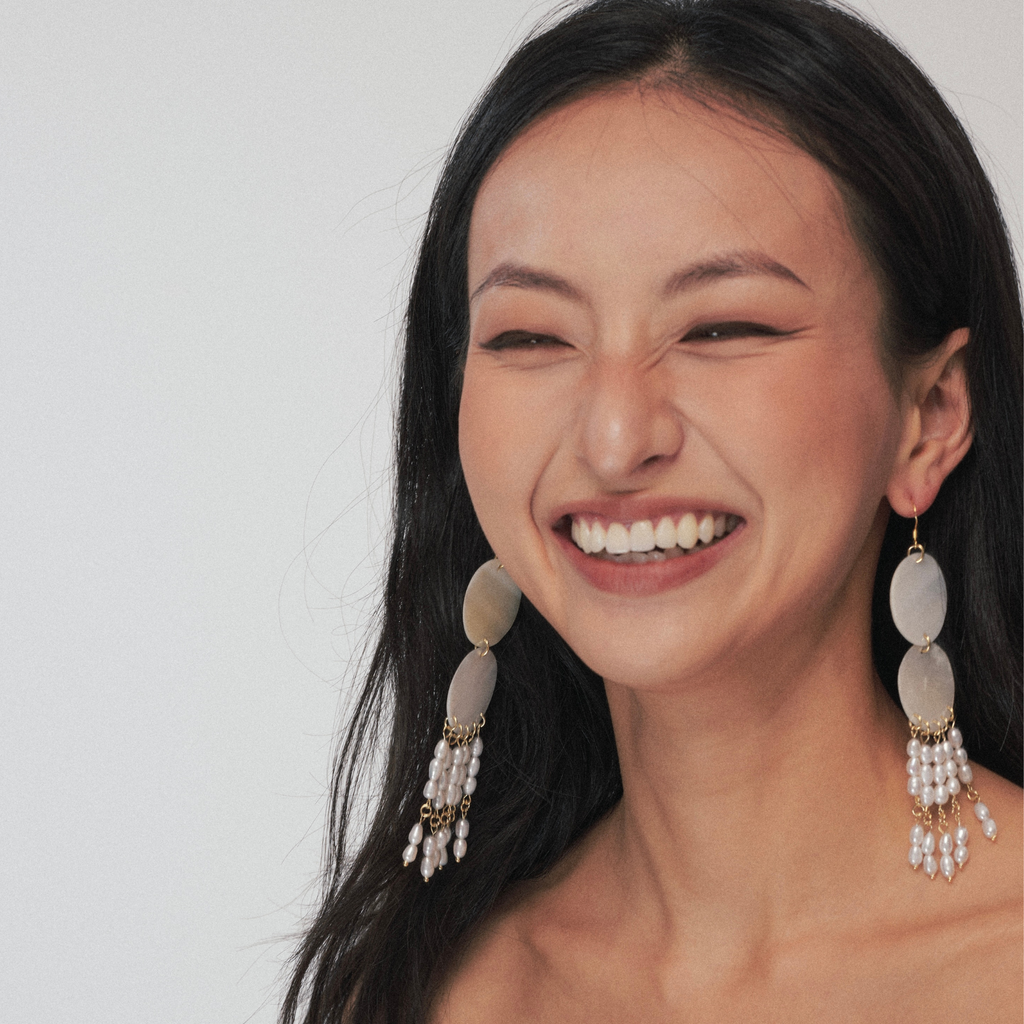 Cascade Pearl Earrings