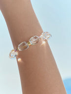 Glass Bead Bracelet in Pink
