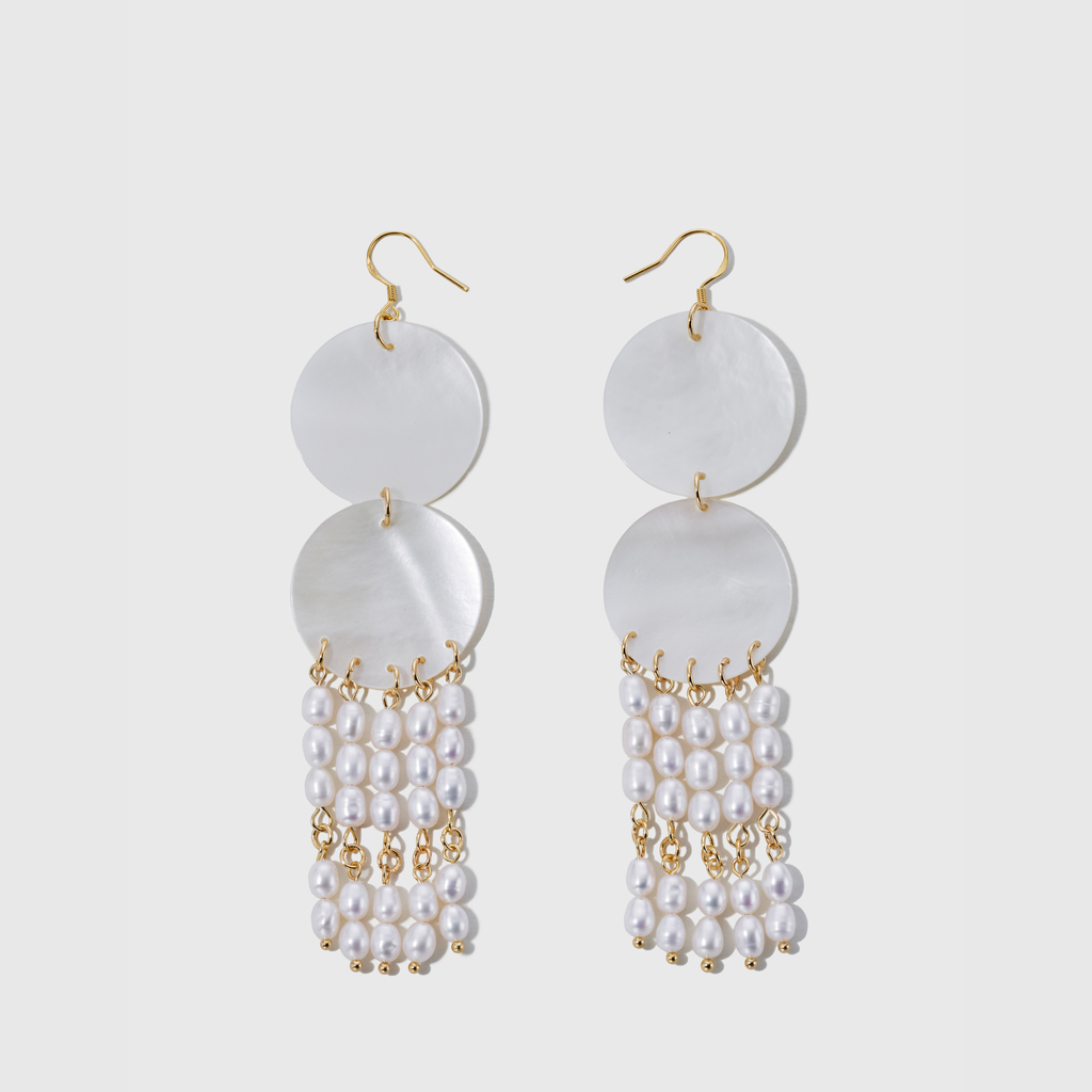Cascade Pearl Earrings