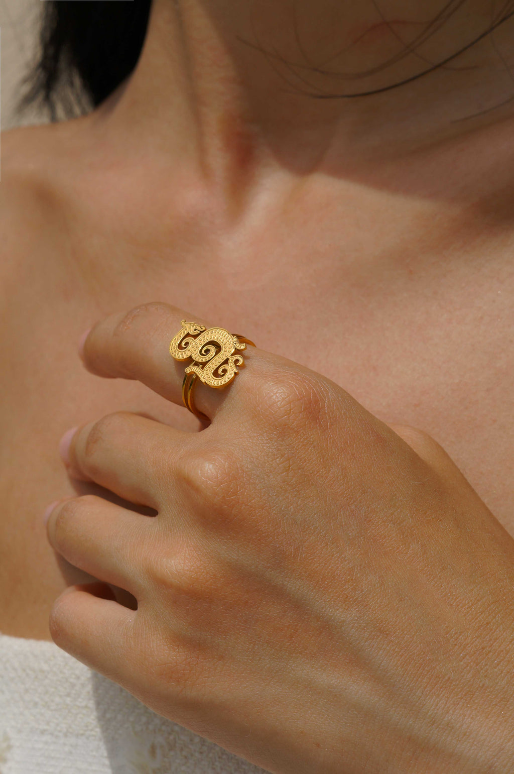 Dragon Lady Ring Gold
