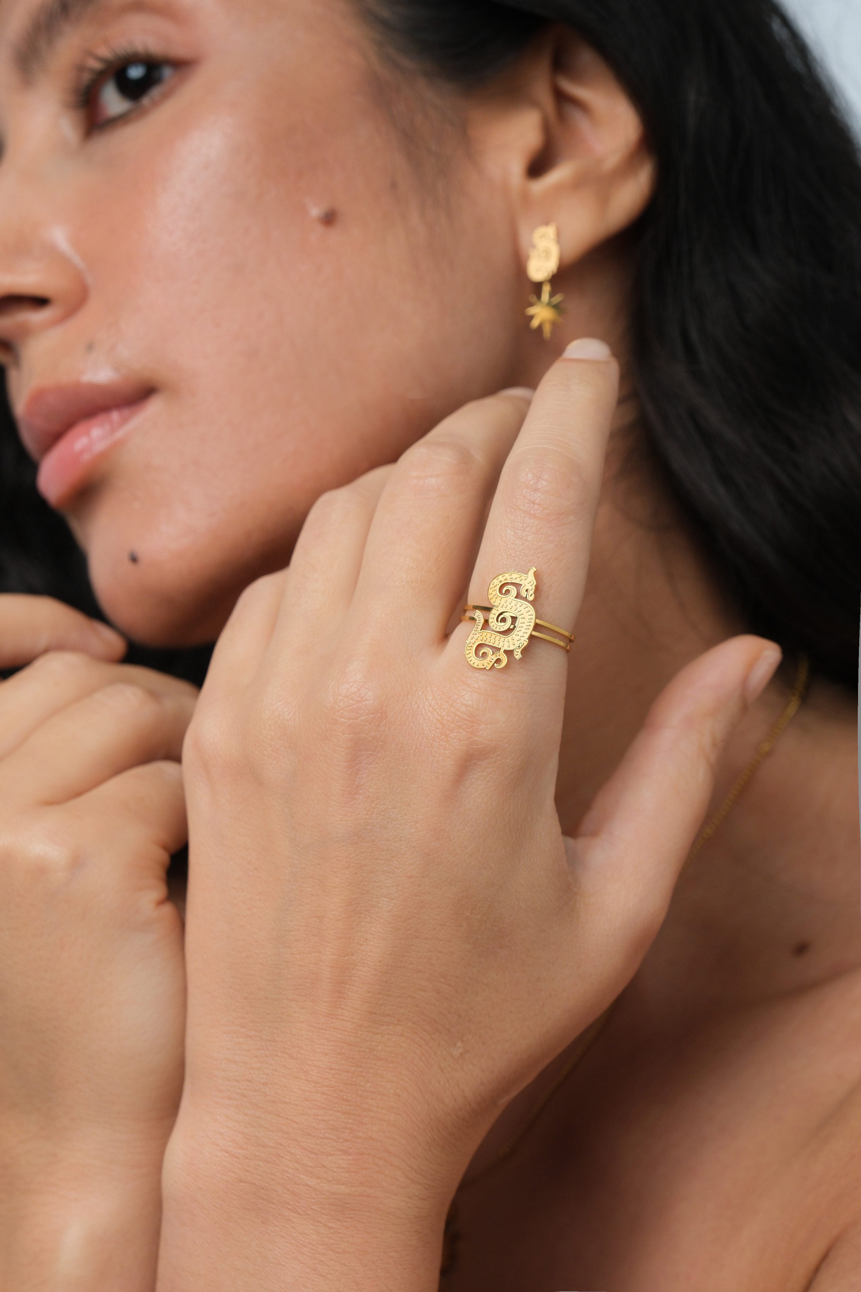 Dragon Lady Ring Gold