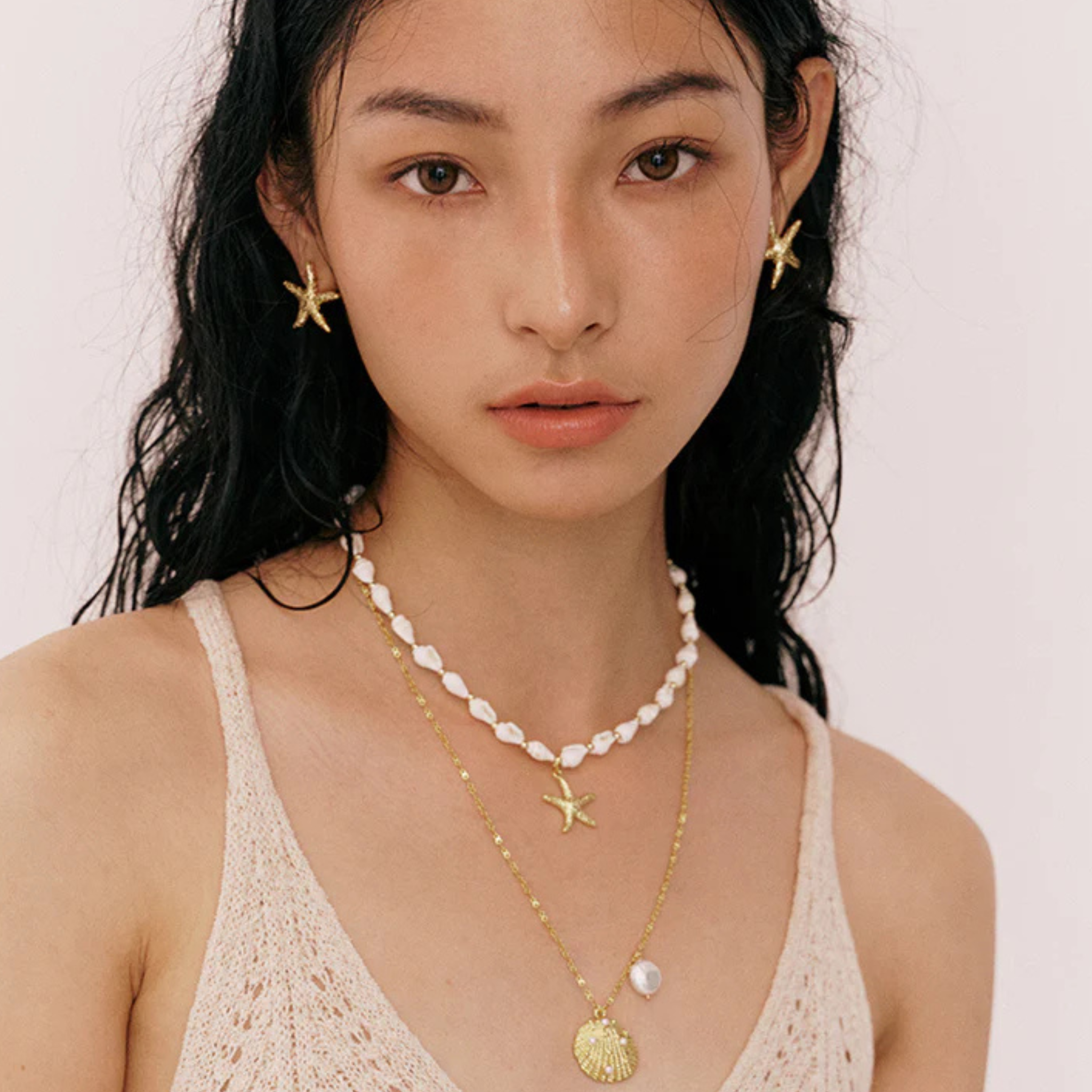 Starfish Shell Necklace