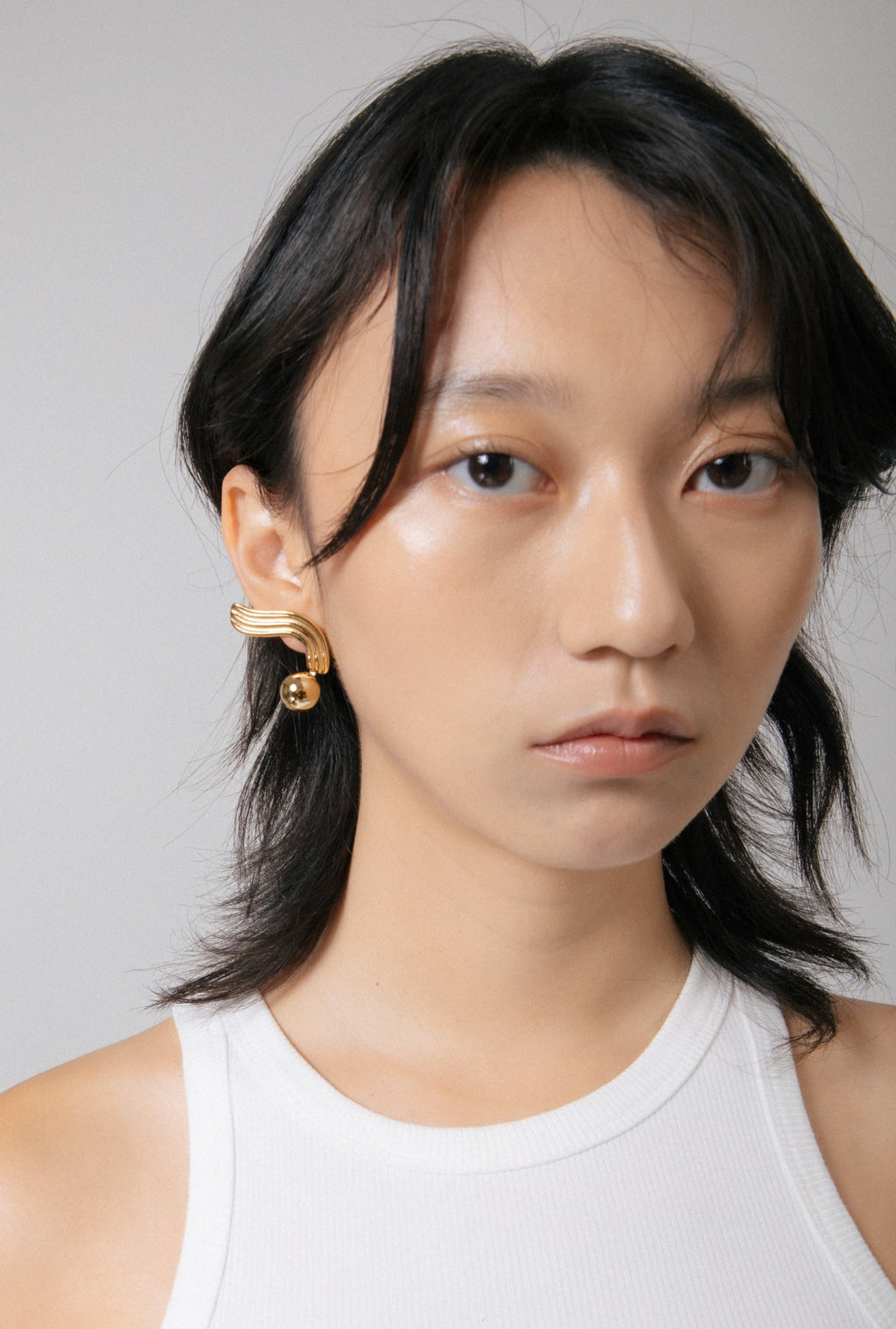 Assembling Water Gold Multi-Way Earrings