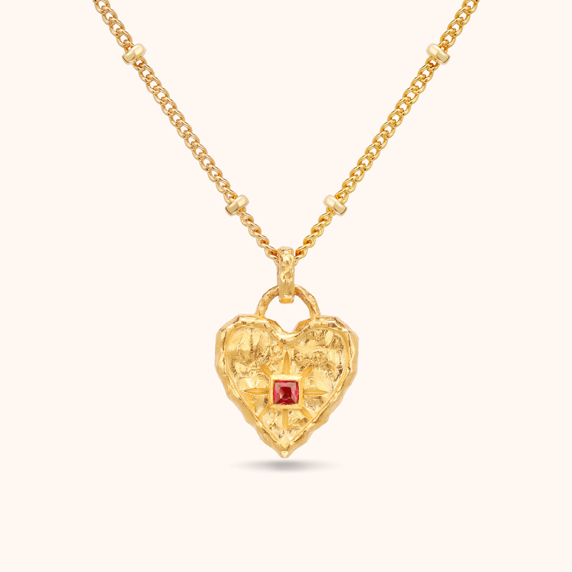 The Red Heart Necklace