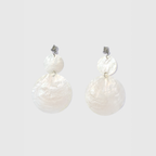 Paradise Island Drops Mirror Shell Earrings