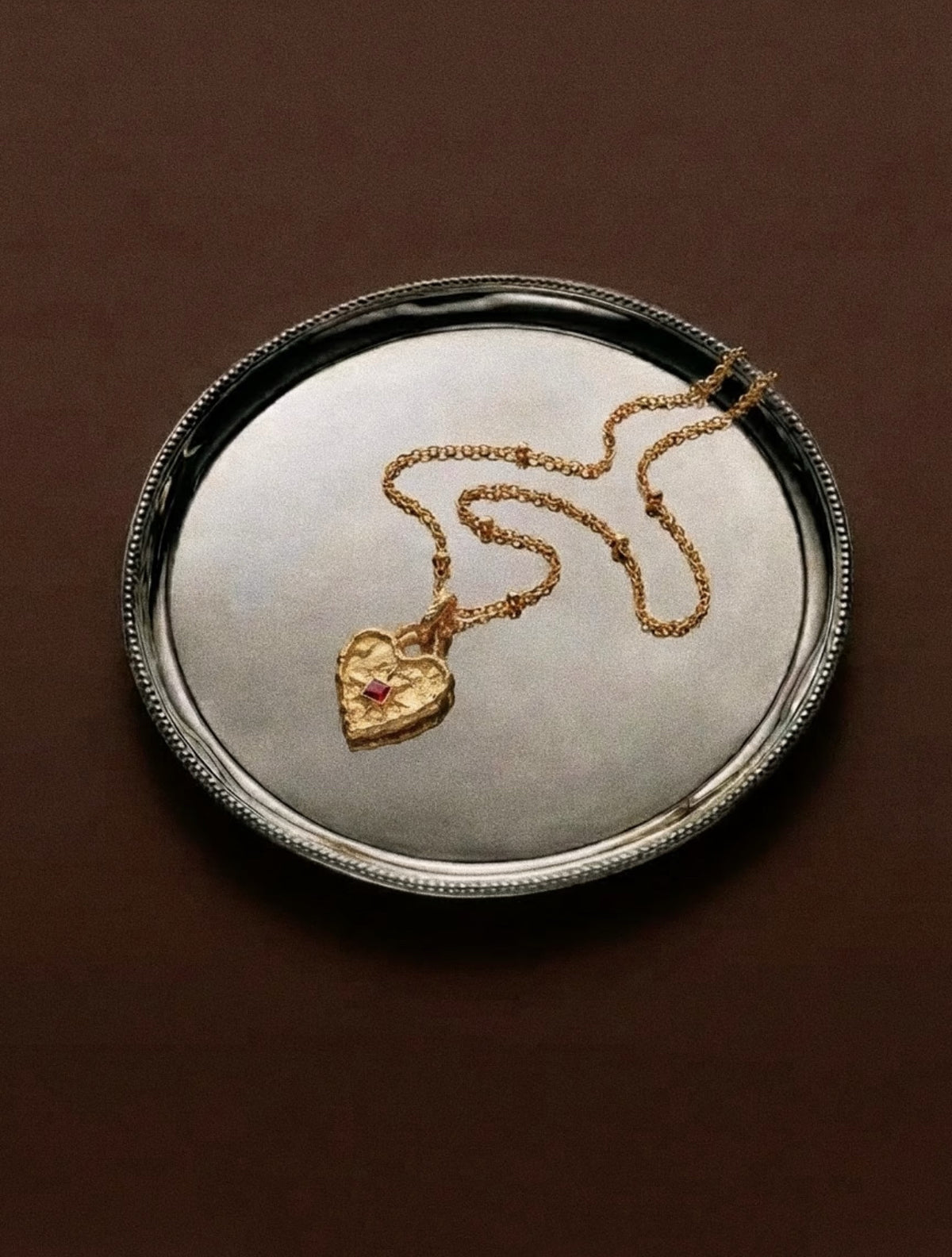 The Red Heart Necklace
